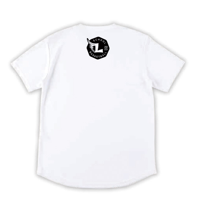 半袖Tシャツ ホワイトの背面