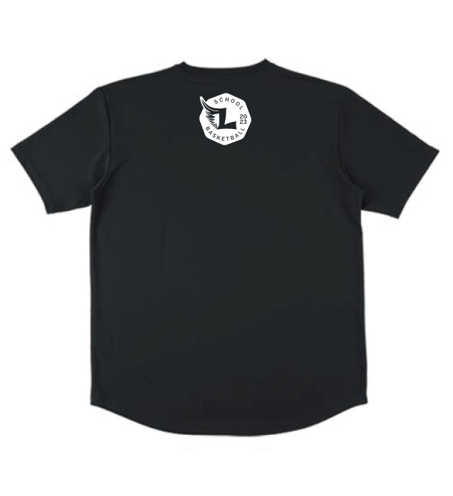 半袖Tシャツ ブラックの背面