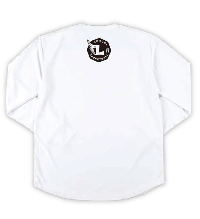 半袖Tシャツ ホワイトの背面